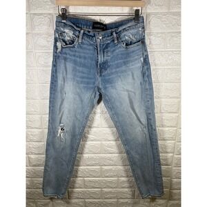 Abercrombie‎ & Fitch Relaxed Taper Stretch Distressed Jeans Mens Size 30x30